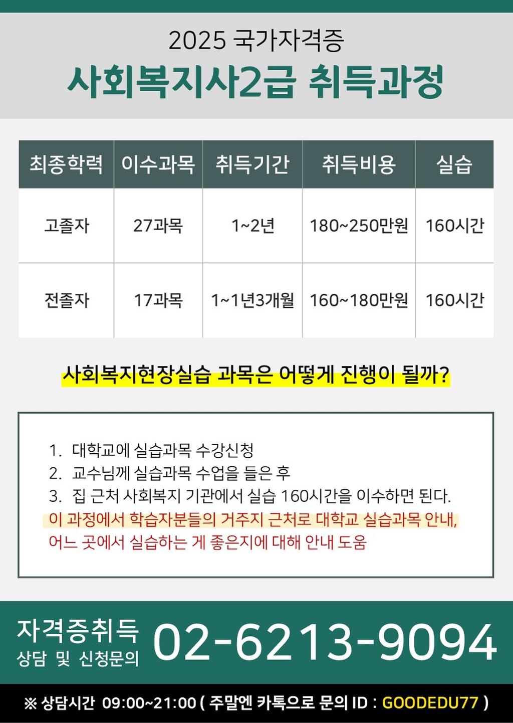 사회복지사2급 국가시험 자격증