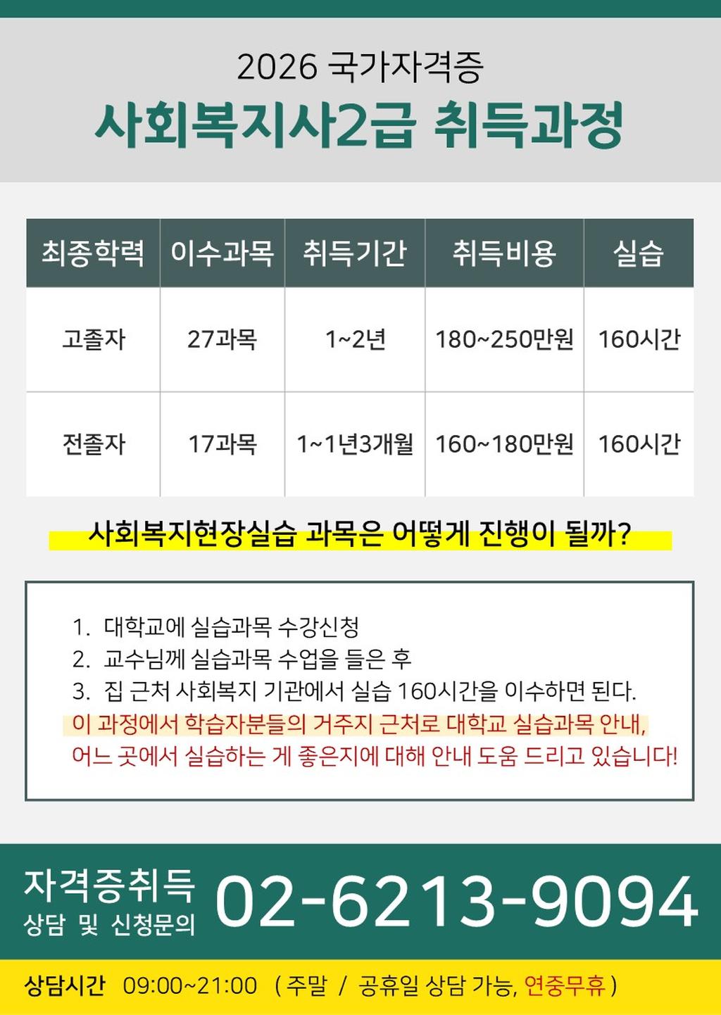 사회복지사2급 국가시험 자격증