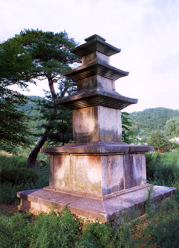 합천 월광사지 동서 삼층석탑