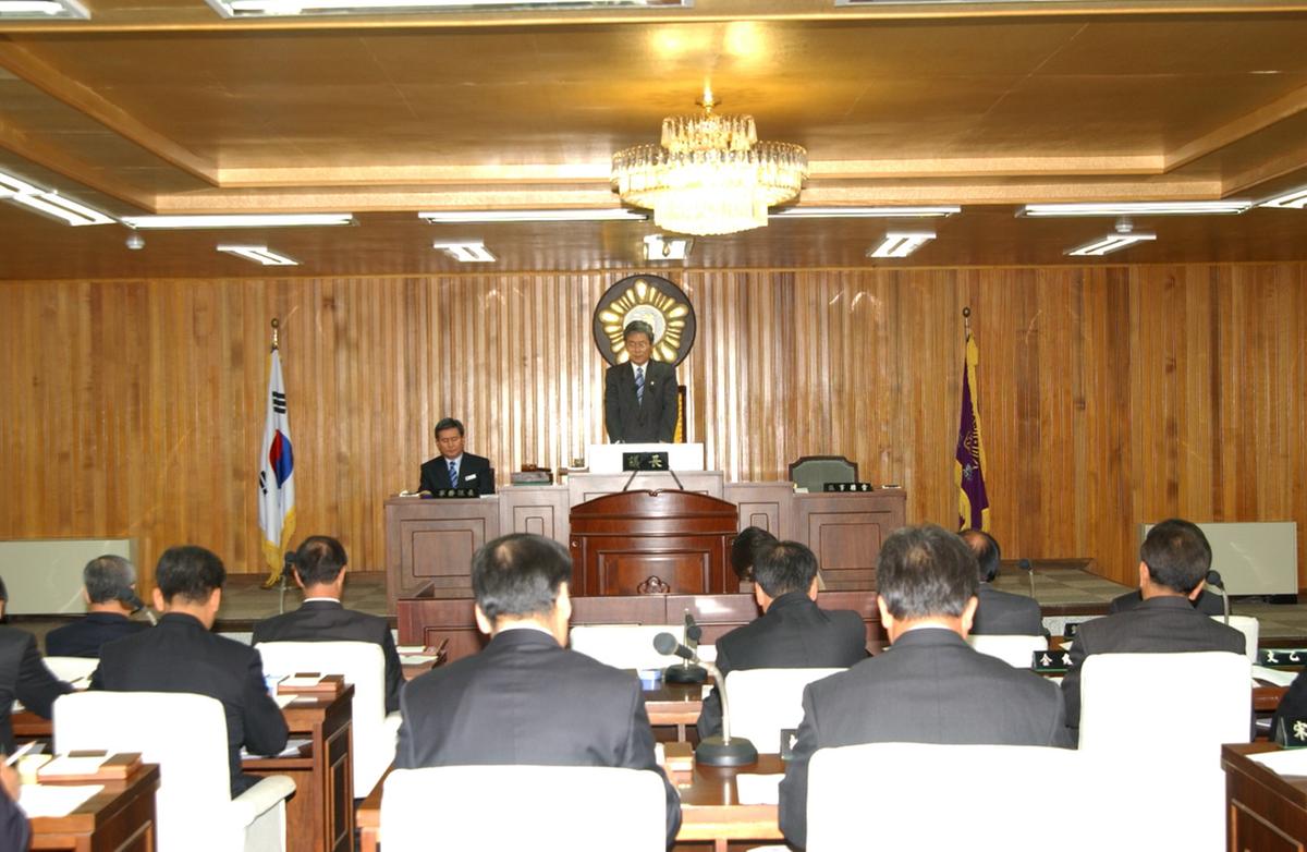 제118회 제1차 본회의 군수시정연설