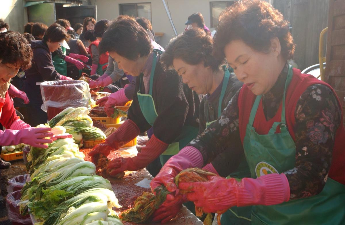 합천 여성단체 김장