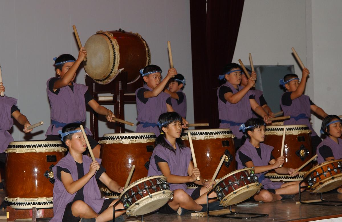 일본문화교류 합천농악공연