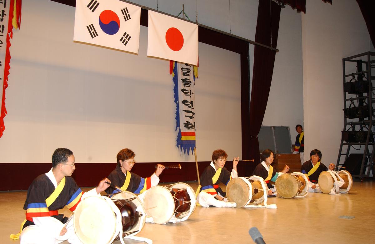 일본문화교류 합천농악공연
