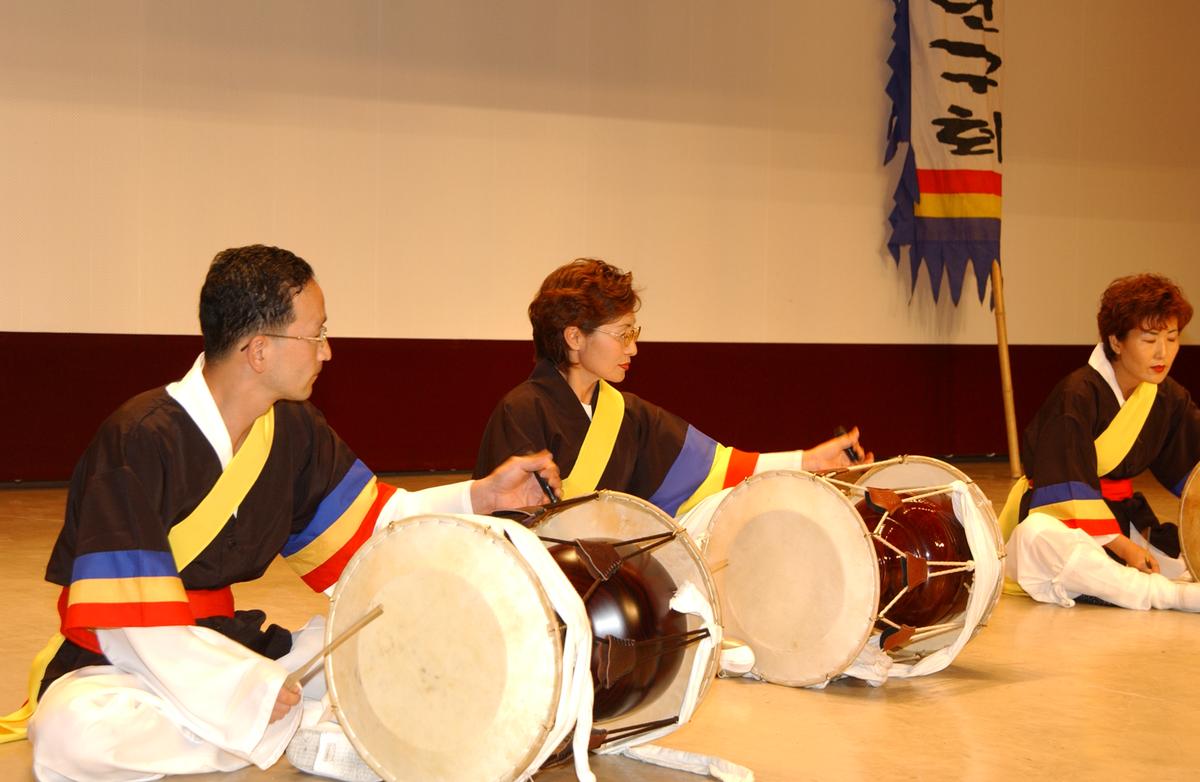 일본문화교류 합천농악공연