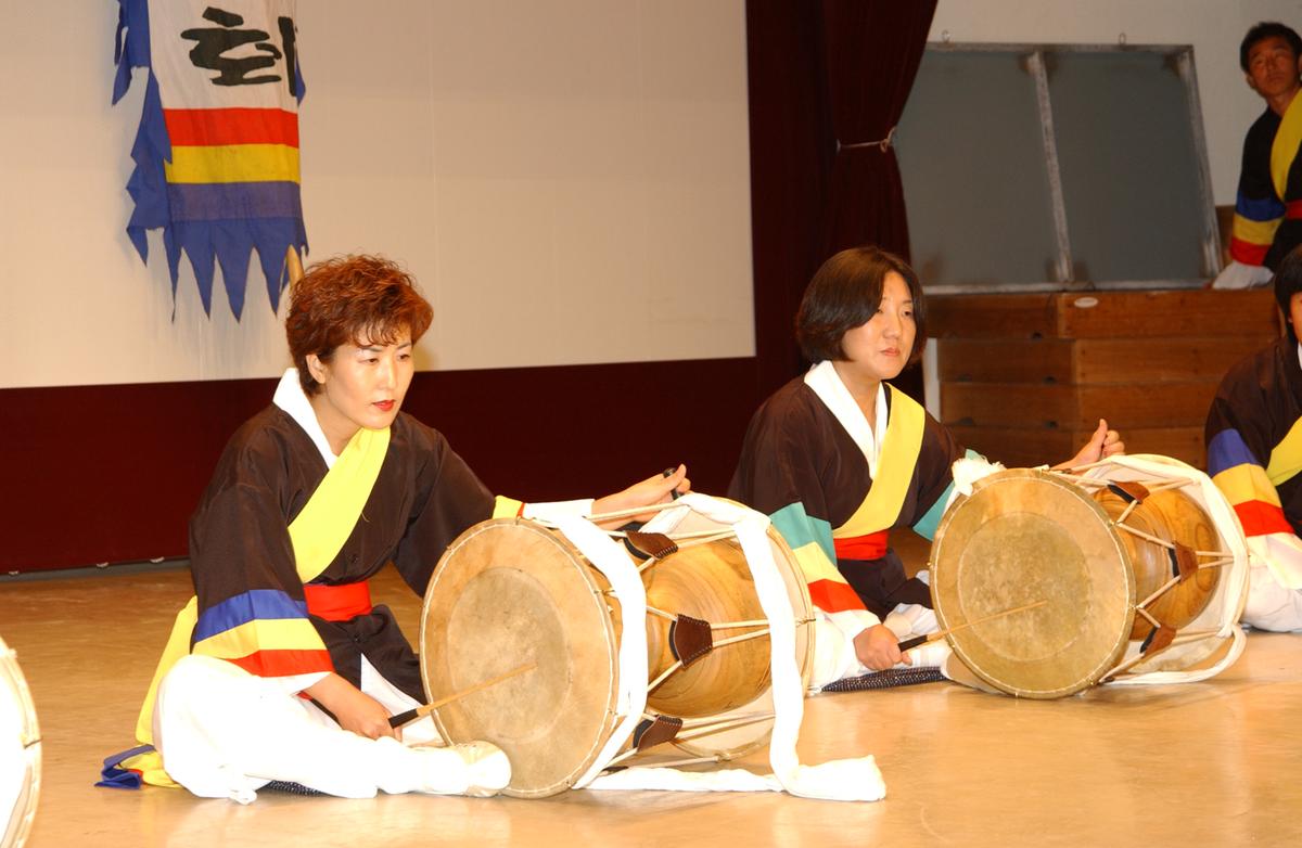 일본문화교류 합천농악공연