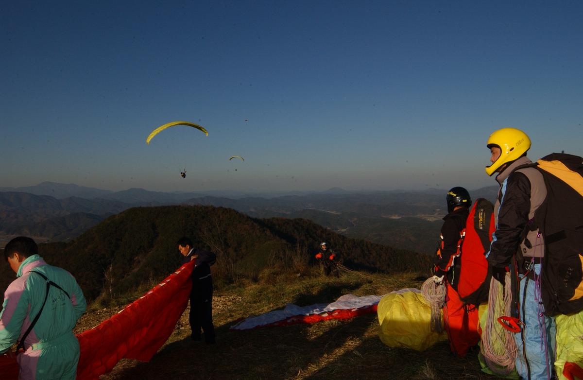대암산페러글라이딩2