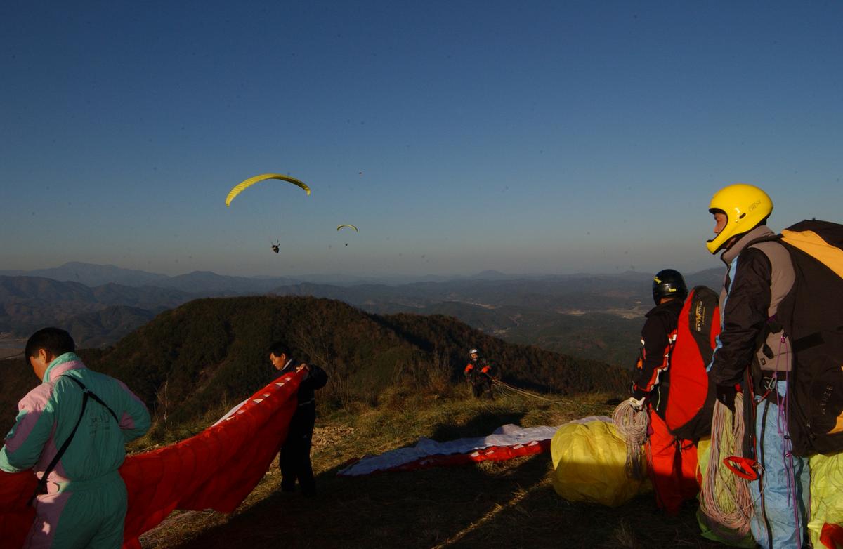 대암산페러글라이딩2