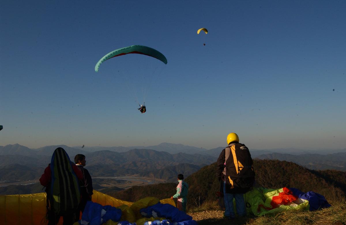 대암산페러글라이딩2