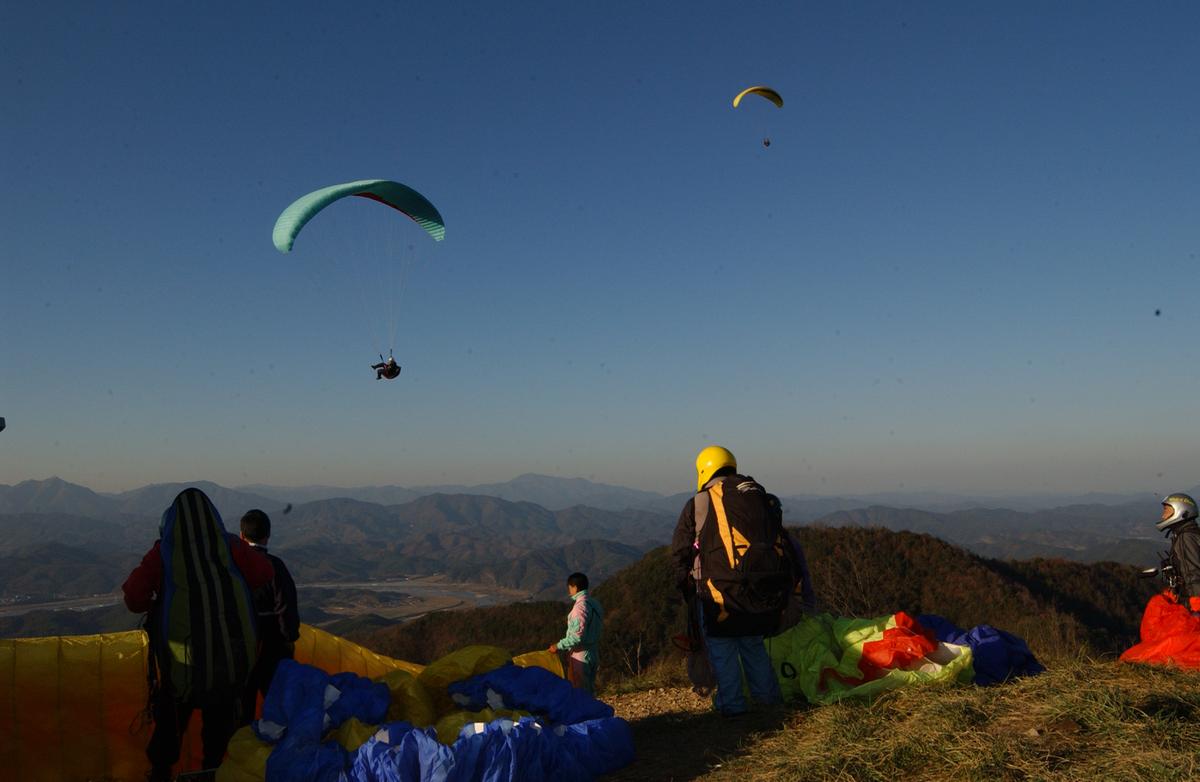 대암산페러글라이딩2