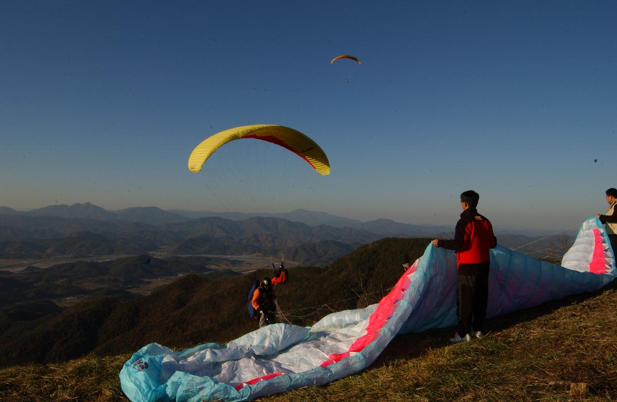 대암산페러글라이딩2