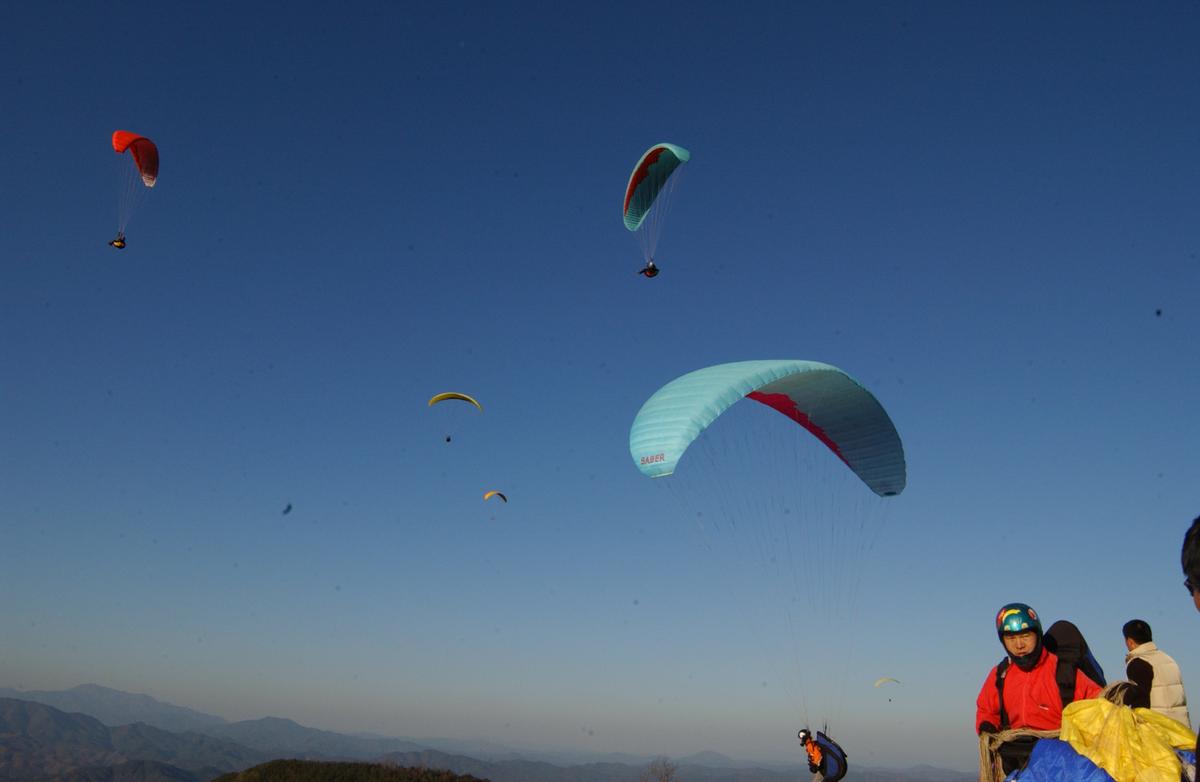 대암산페러글라이딩2