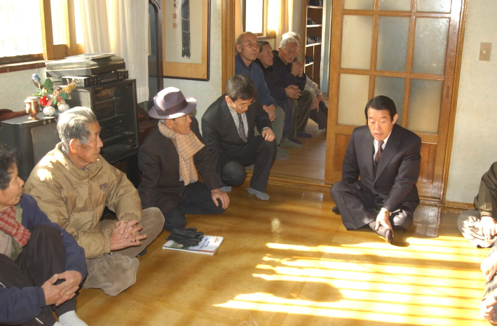 가야면노인정방문및 업무보고