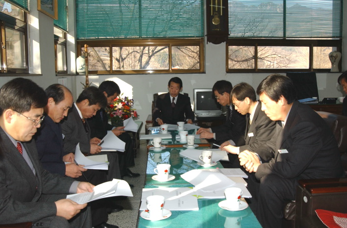 가야면노인정방문및 업무보고