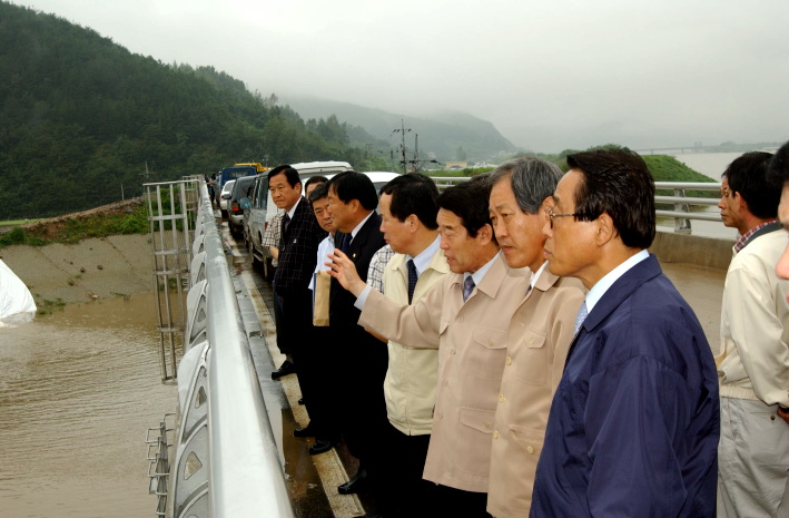 국회건설위원회수해현장.