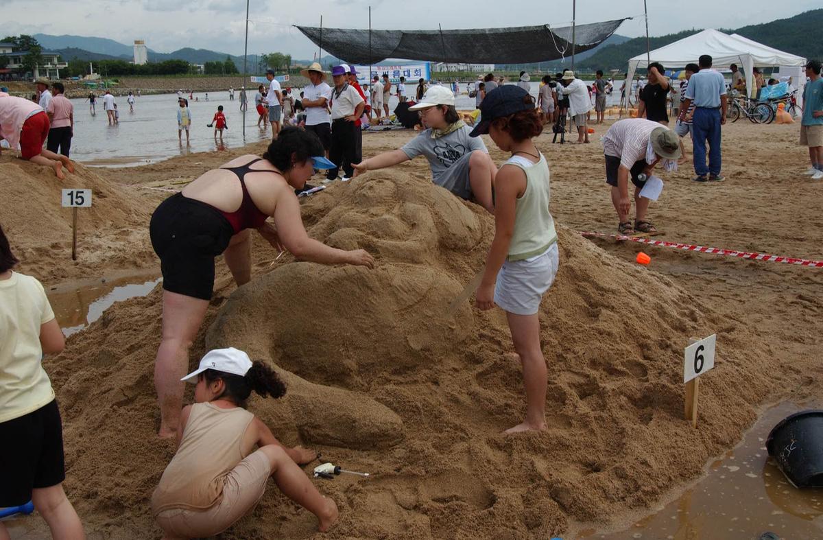 황강축제모래조각