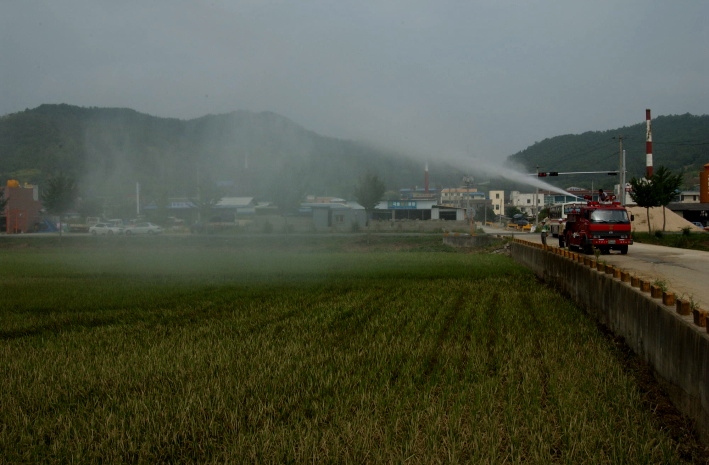 HC합천소방차물볘세척