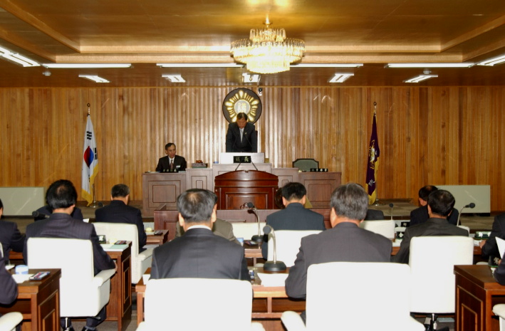 95회임시회개원의장인사