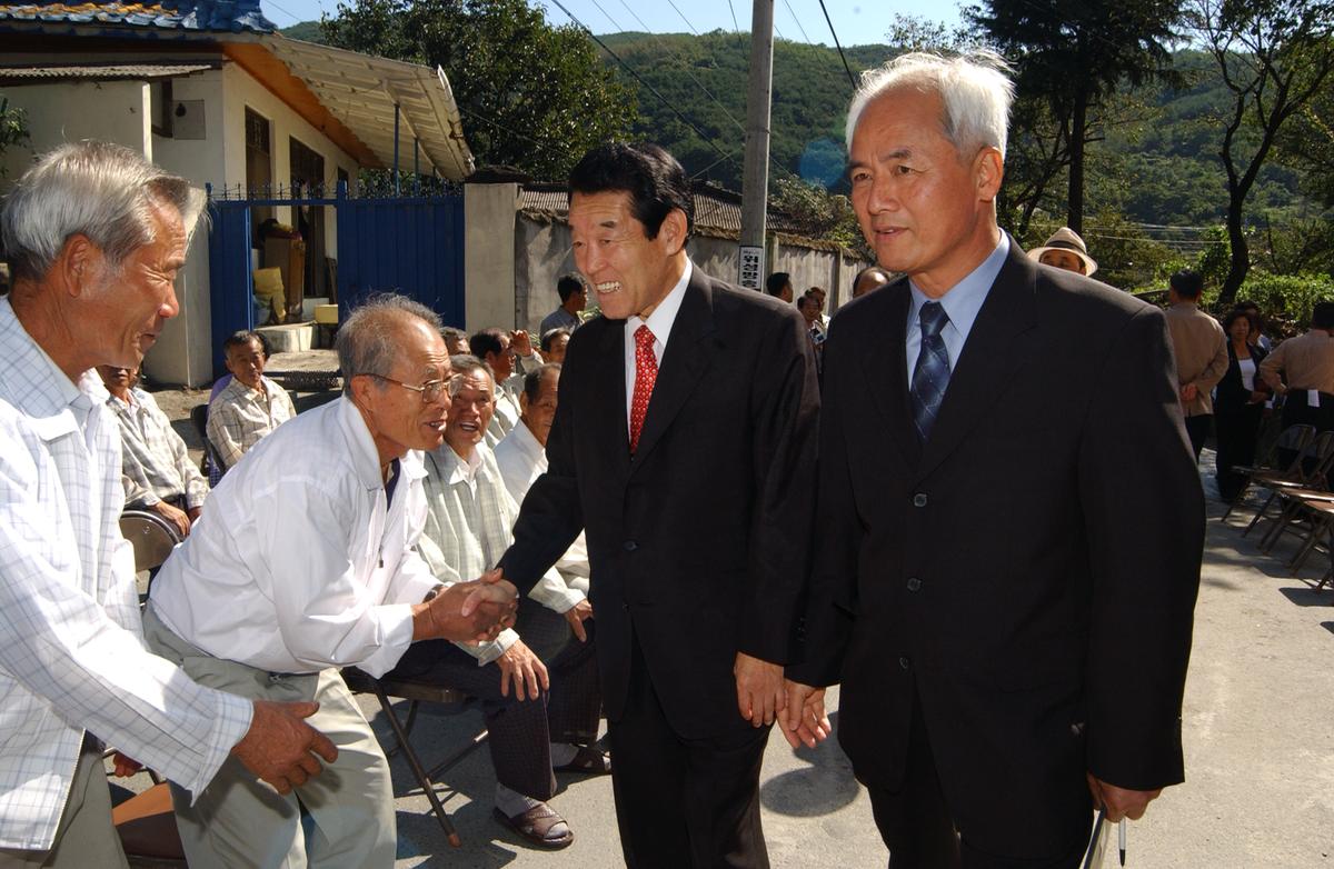 황산1구 경로회관 준공식