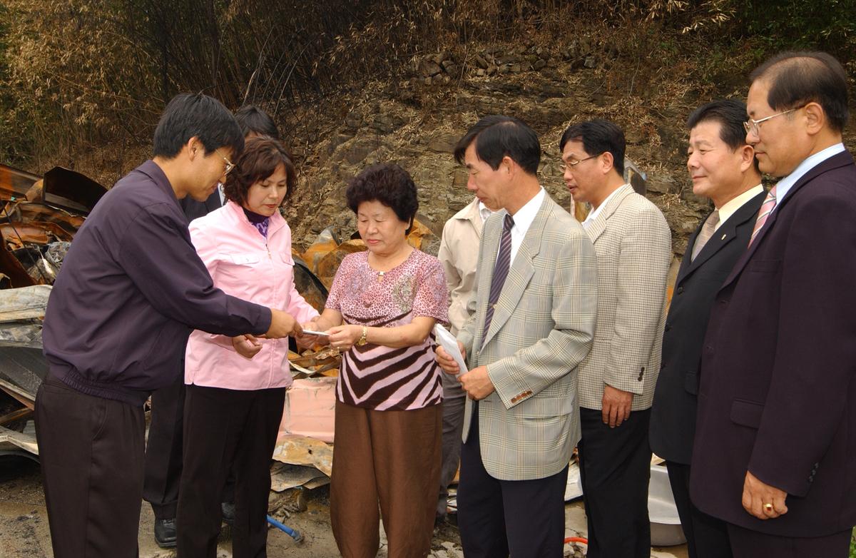 피해 지역 탐색