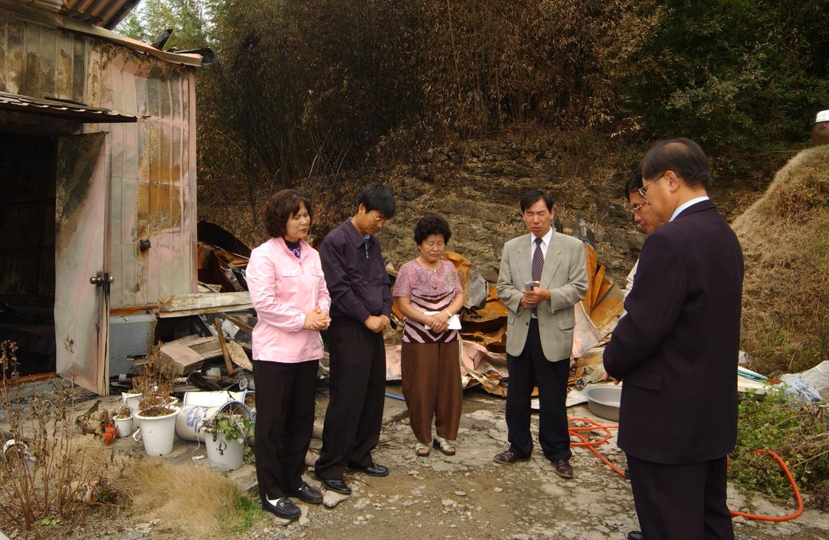 피해 지역 탐색
