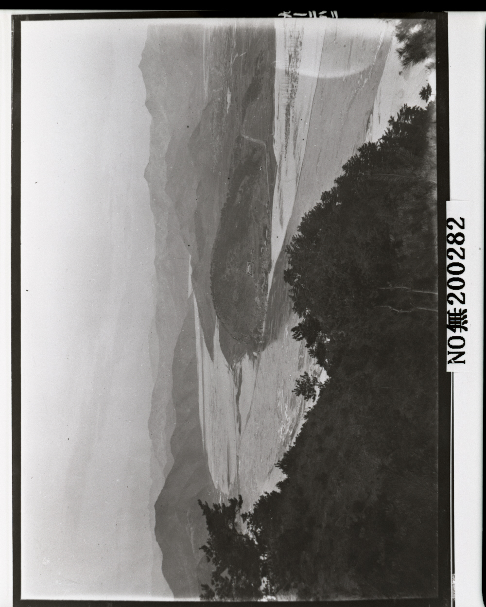함벽루와합천읍(1920)