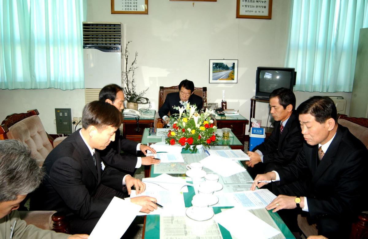 2004년 삼가면군민과의 대화1