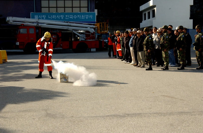 군보11민방위시범훈련