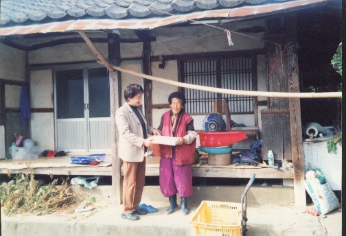 군보14초계독거노인위문