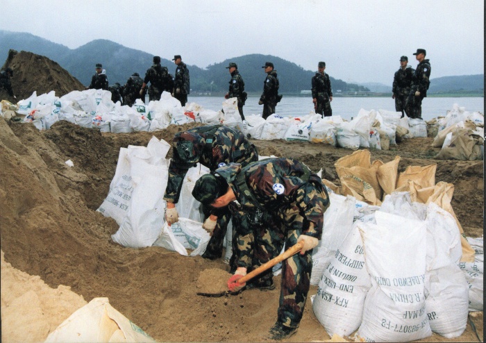 합천군보3군부대장병수해복