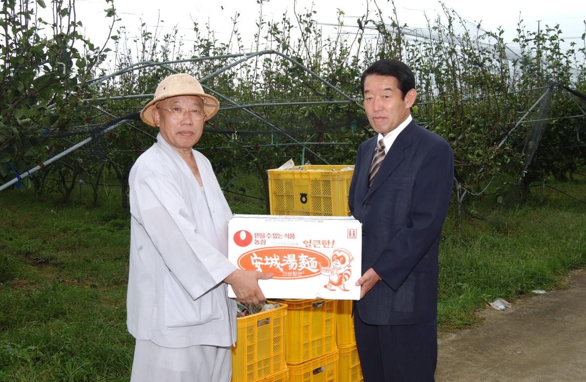 해인사수해복구작업