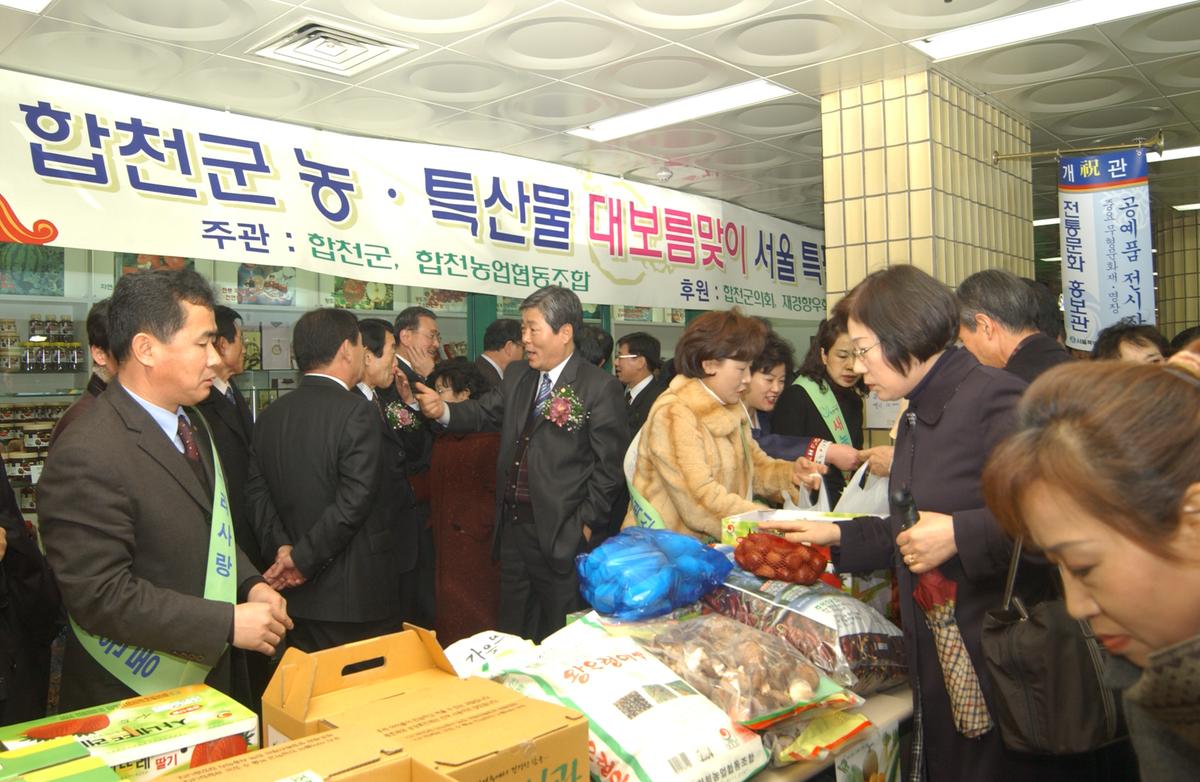 2005합천우수서울농특산물점개장-2