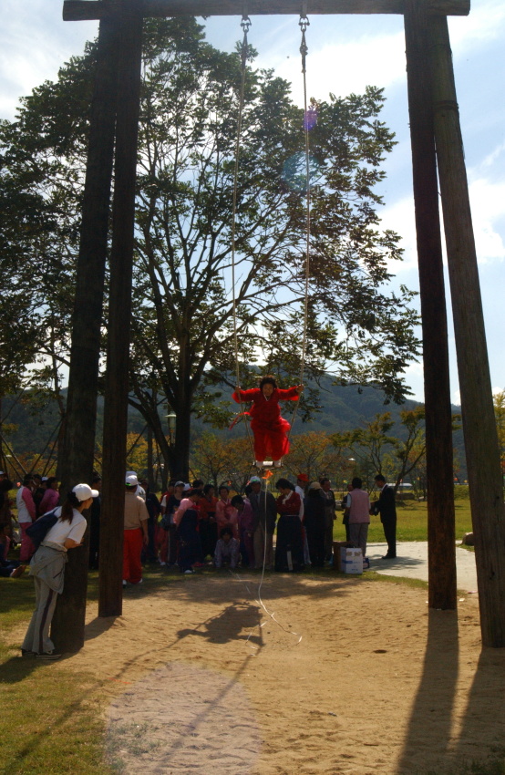 대야문화제 그네뛰기