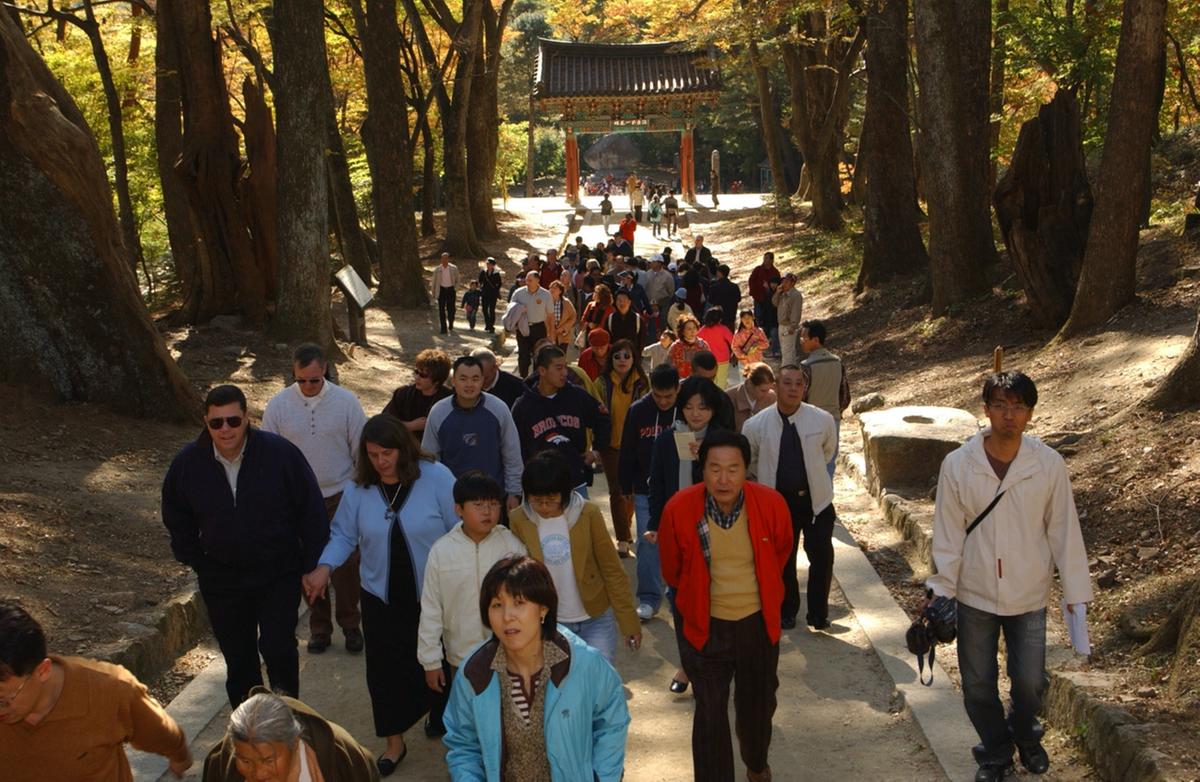미국장병해인사탐방