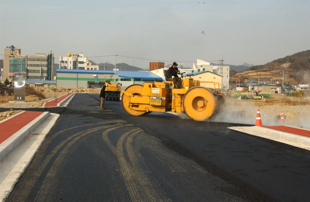 도시계획도로포장