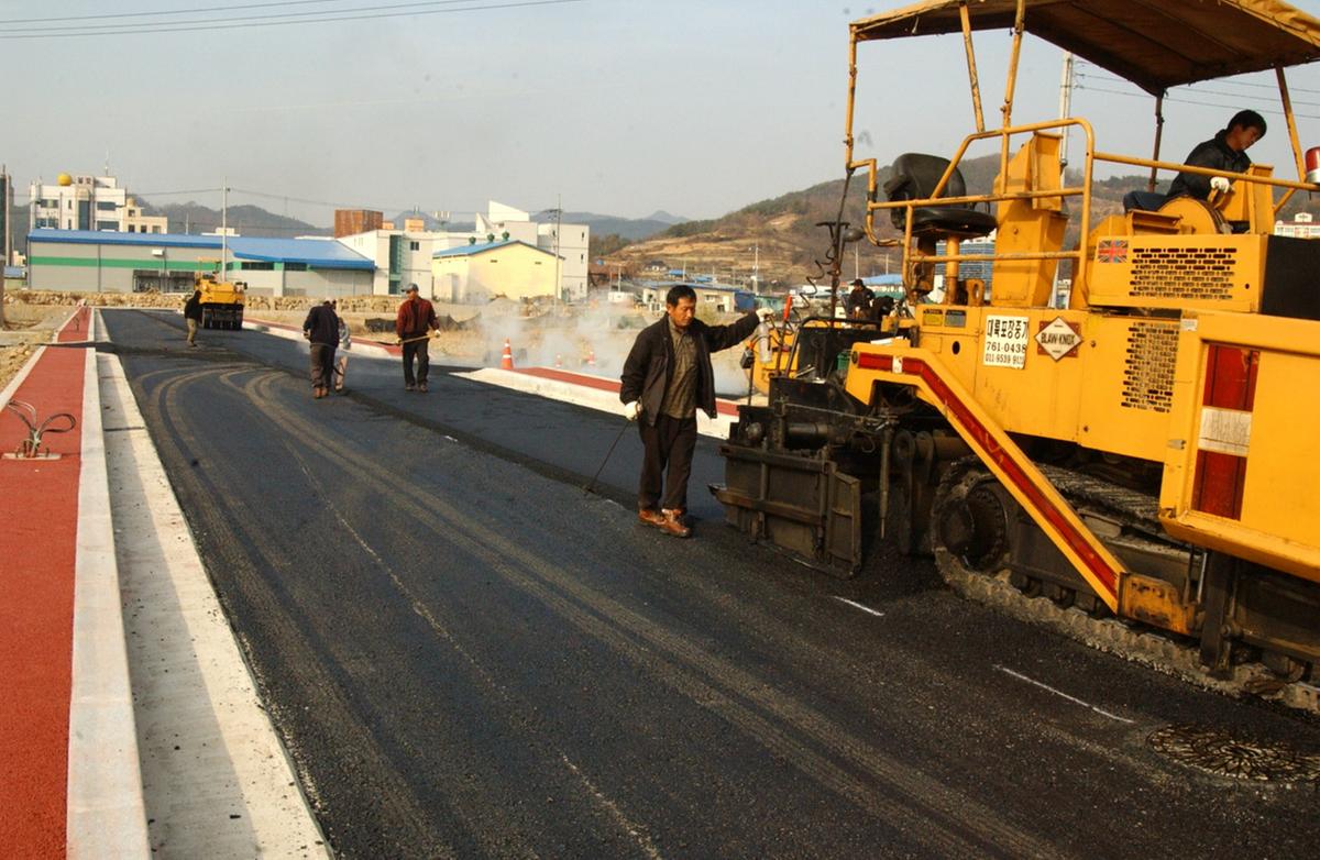 도시계획도로포장