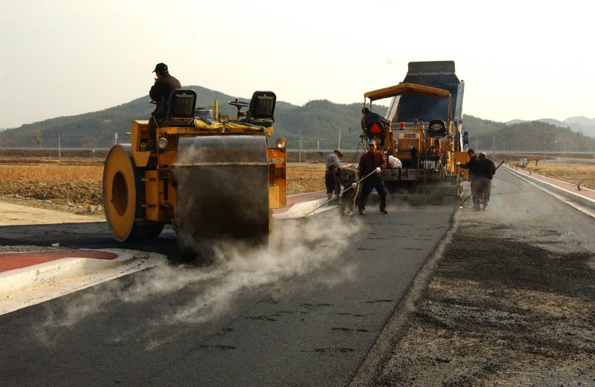 도시계획도로포장