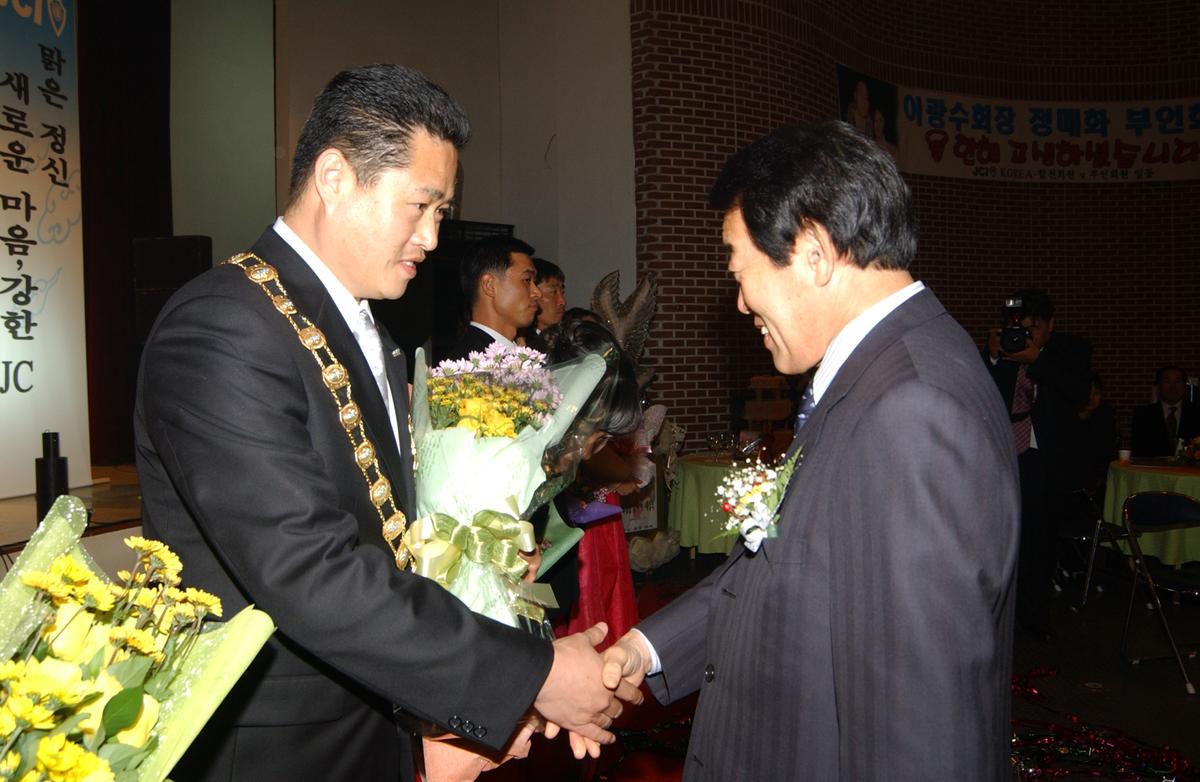 창립 제37주년 기념식 및 전역식,회장단 감사 이 취임식