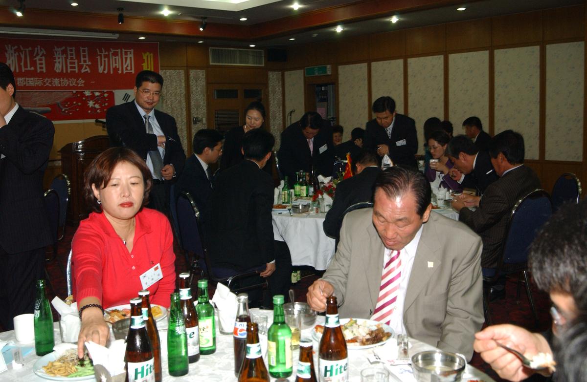 중국 신창현 합천방문