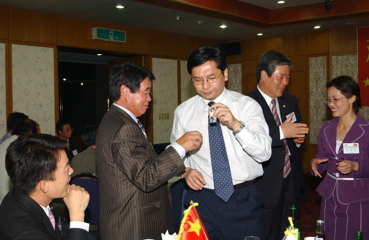 중국 신창현 합천방문