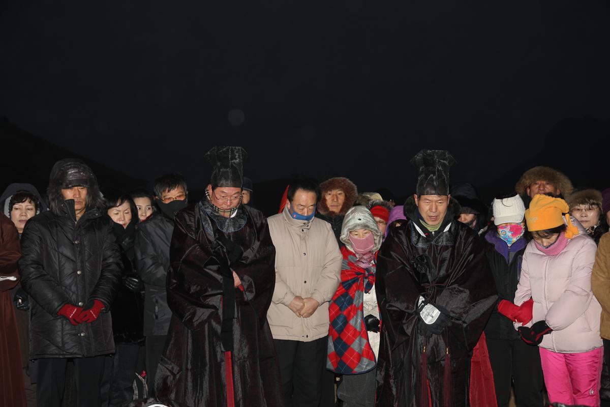 2012년 제야 군민대종 타종식