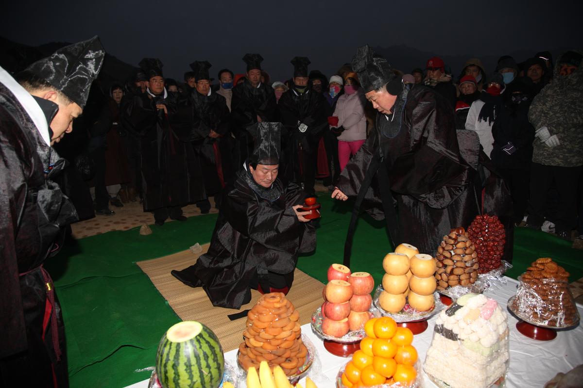 2012년 제야 군민대종 타종식