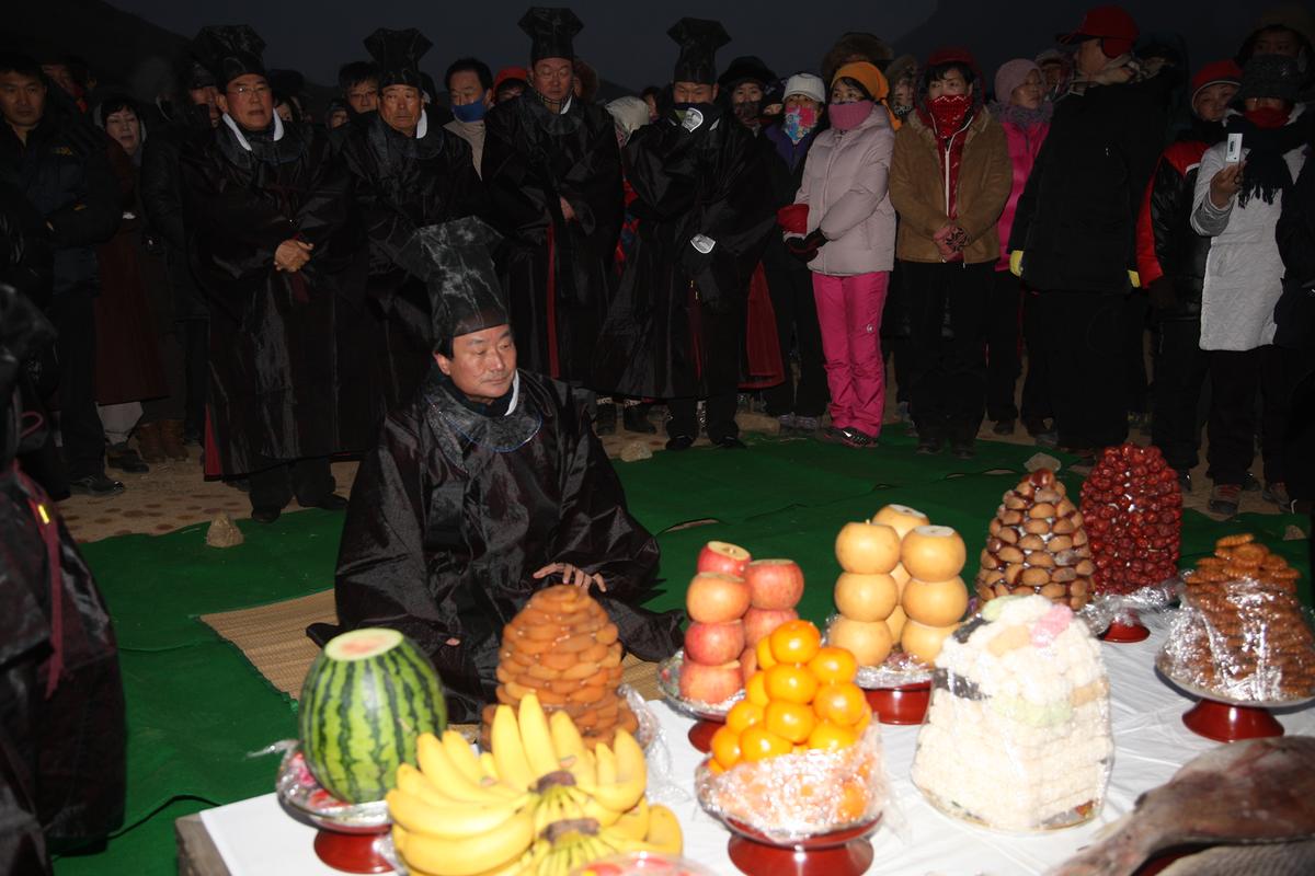 2012년 제야 군민대종 타종식