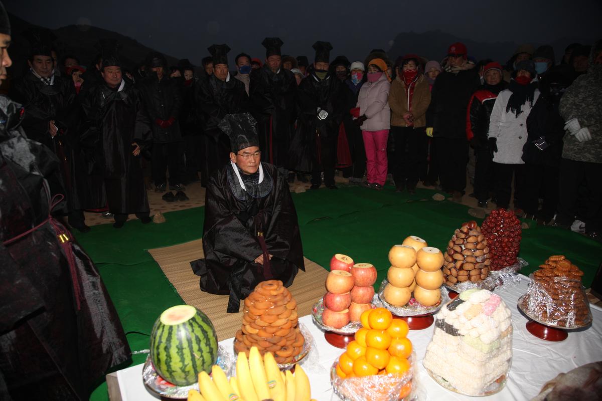 2012년 제야 군민대종 타종식