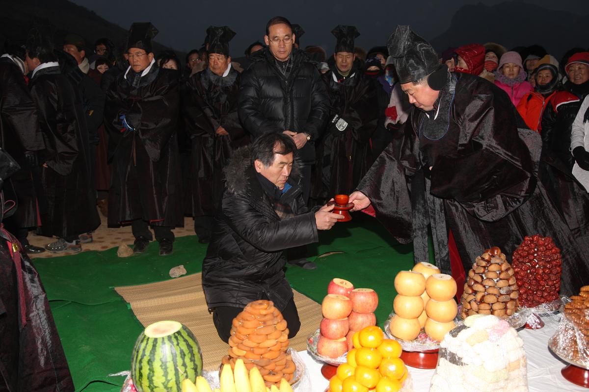 2012년 제야 군민대종 타종식