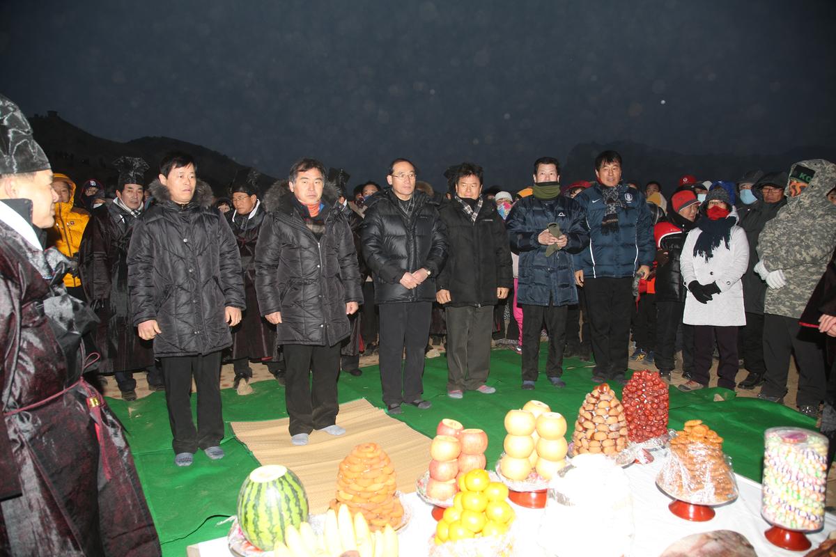 2012년 제야 군민대종 타종식