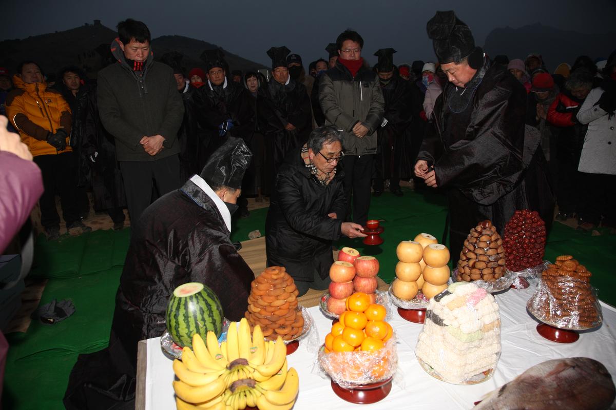 2012년 제야 군민대종 타종식