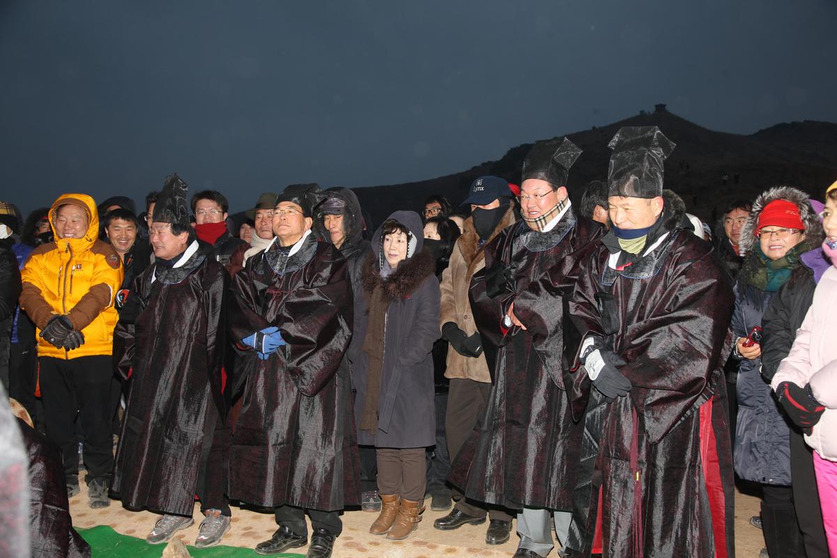 2012년 제야 군민대종 타종식