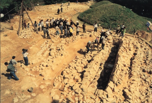 합천옥전고분군발굴현장