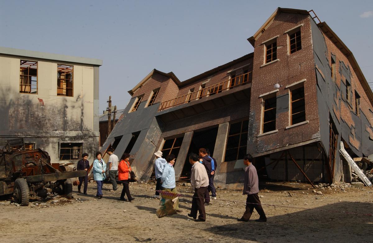 영화 태극기휘날리며 세트장22