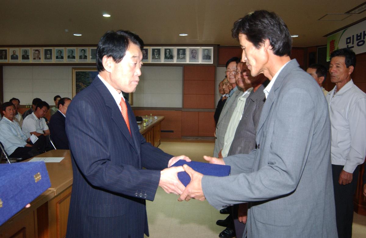 민방위대 창설 제31주년 기념식